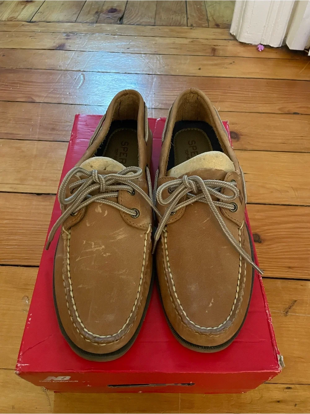 Men's Brown Leather Sperrys